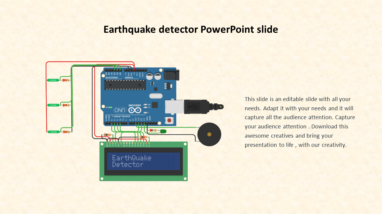 earthquake detector PowerPoint slide